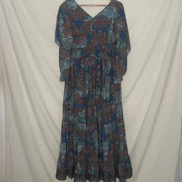 Anthropologie Boemo Paisley
Cottagecore Tiered Maxi Dress Women's Size M - Picture 4 of 8